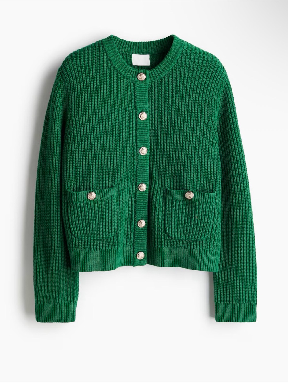 H&M RIB-KNIT CARDIGAN